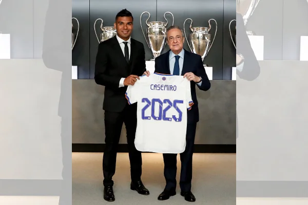 Real Madrid anuncia renovação de contrato de Casemiro até 2025