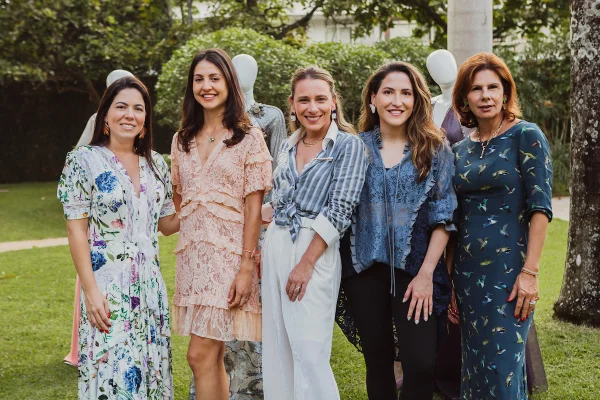 Tici Venancio, Sylvia Venancio, Lethicia Bronstein, Mariel Pontes Oliveira e Simoni Bailarini