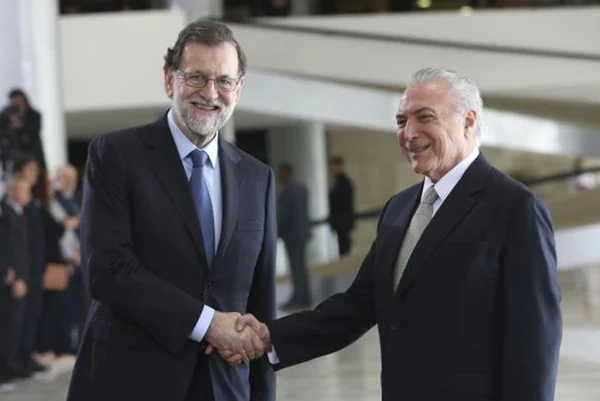 Temer e Rajoy pedem rapidez em acordo do Mercosul com União Europeia