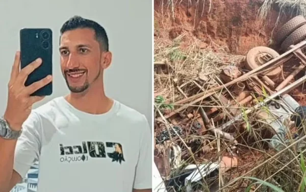 imagem colorida empresario morre apos caminhao tombar em rodovia de goias