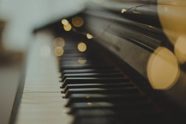 Teclas de um piano