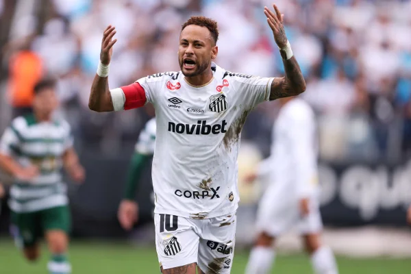 Foto colorida de Neymar jr, do santos - Metrópoles