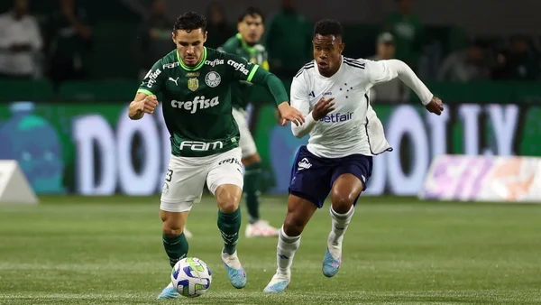 Raphael Veiga, do Palmeiras, contra o Cruzeiro - Metrópoles