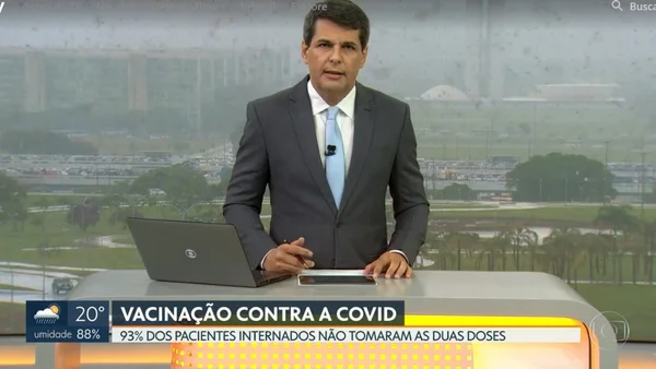 Chuva de gafanhotos no DF TV, com Fábio William