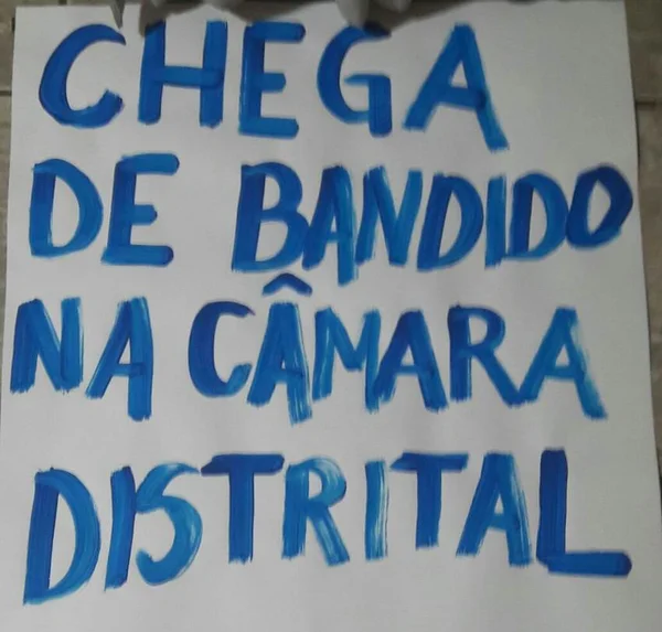 Manifestantes prometem “lavar” a corrupção da CLDF neste domingo - destaque galeria