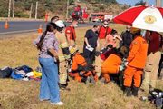 Idosa de 73 anos morre atropelada na BR-020
