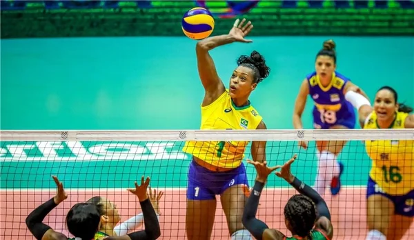 Seleção bate Camarões na estreia do Pré-Olímpico Feminino de Vôlei