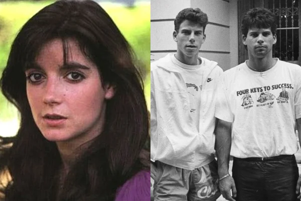 Montagem com fotos de Dominique Dunne e Irmãos Menendez - Metrópoles