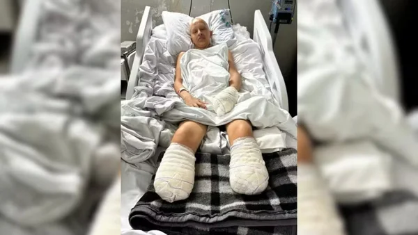Imagem colorida de Bianca Andrade em cama de hospital após descobrir câncer em exame admissional - Metrópoles
