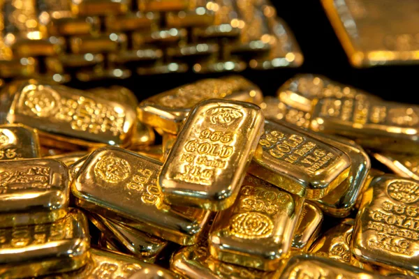 Imagem de barras de ouro - Metrópoles