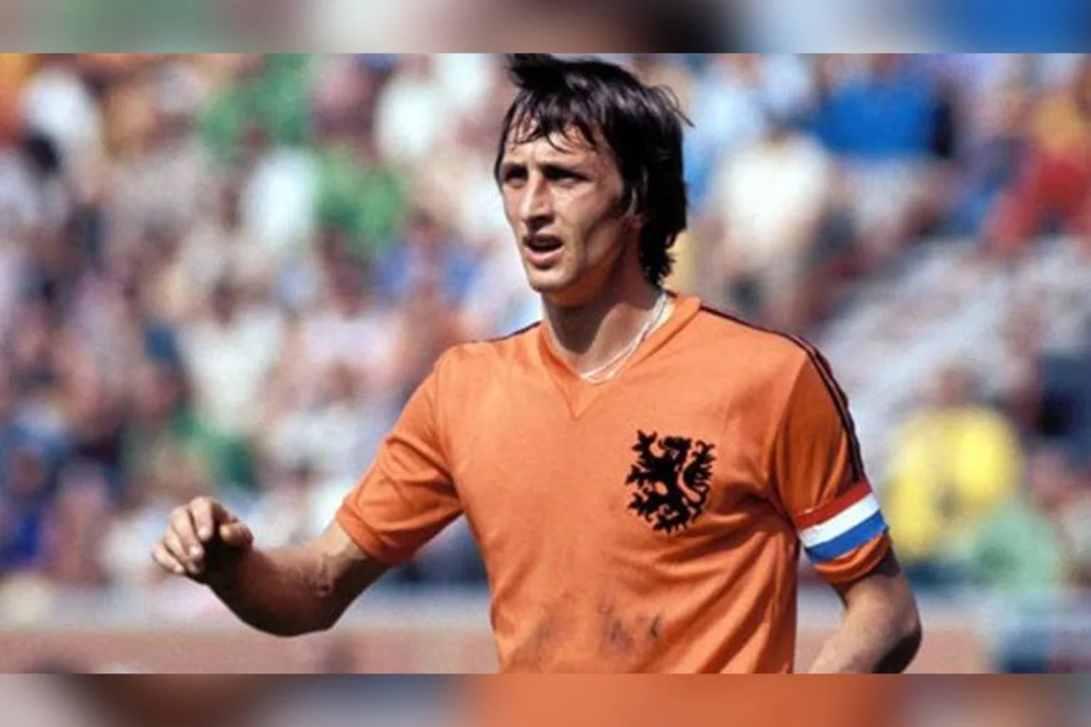 Principal estrela da Holanda, Johan Cruyff Principal estrela da Holanda, Johan Cruyff