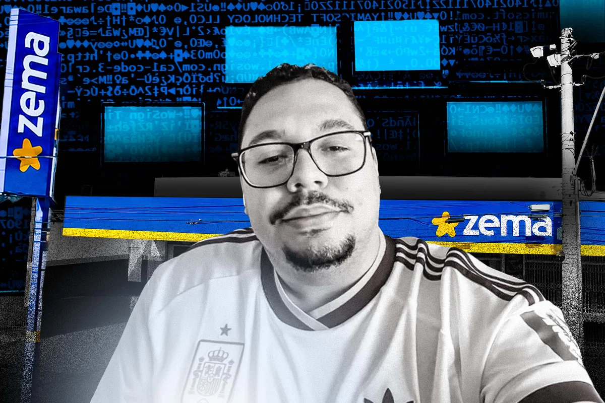 O dono da Naskar, Douglas Silva de Oliveira Azara, de 26 anos, usou a namorada, o cunhado e a avó para estruturar um golpe que desviou R$ 75 milhões da Zema Financeira entre novembro e dezembro de 202 O dono da Naskar, Douglas Silva de Oliveira Azara, de 26 anos, usou a namorada, o cunhado e a avó para estruturar um golpe que desviou R$ 75 milhões da Zema Financeira entre novembro e dezembro de 202