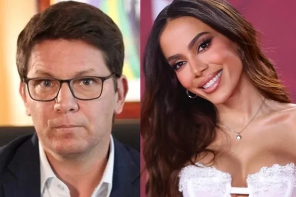 Deputado federal Mario Frias e a cantora Anitta