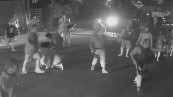 briga generalizada na rua