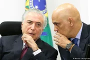 O ex-presidente Michel Temer e o ministro Alexandre de Moraes, do STF. O ex-presidente Michel Temer e o ministro Alexandre de Moraes, do STF.