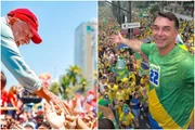 Luiz Inácio Lula da Silva (PT) e Flávio Bolsonaro (PL).