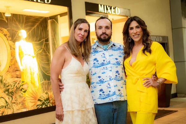 Ana Luiza Favato realiza evento com Marcus Barozzi na loja Mixed