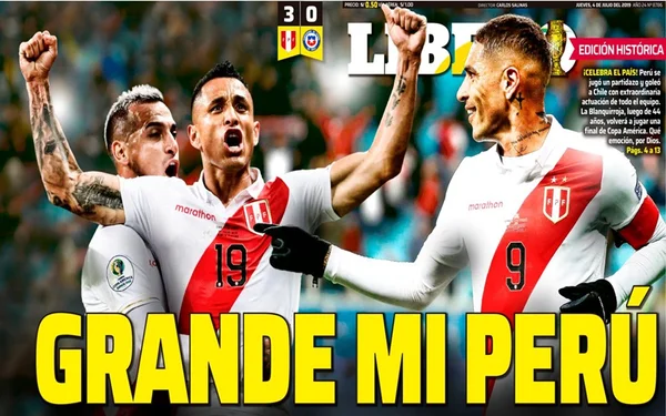 “Grande mi Perú”: com autoestima, imprensa peruana comemora vitória