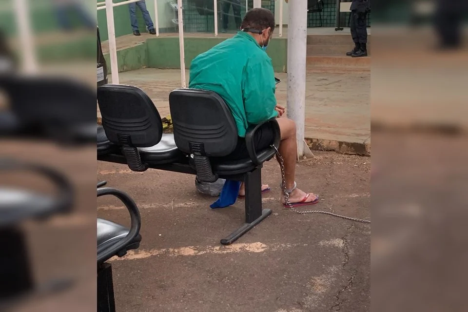 Suspeito foi preso em flagrante Suspeito foi preso em flagrante