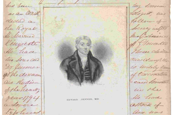 Retrato do médico Edward Jenner