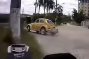 Fusca amarelo protagonizou fuga cinematográfica na Grande SP Fusca amarelo protagonizou fuga cinematográfica na Grande SP
