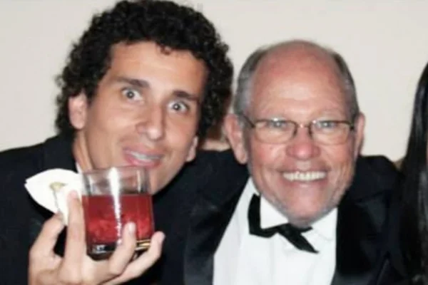 Rafael Portugal e o ator e dublador Silvio Matos