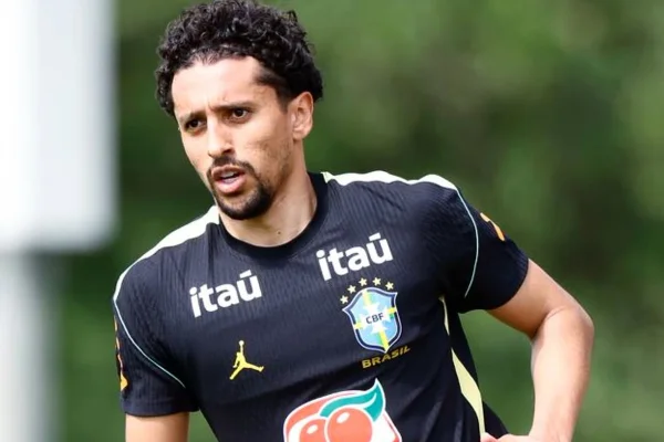 Foto colorida de Marquinhos, da Seleção Brasileira - Metrópoles