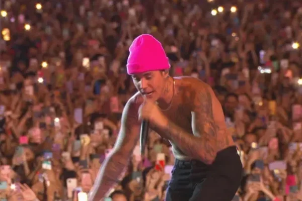 Justin Bieber no Rock in Rio (Reprodução: Multishow)
