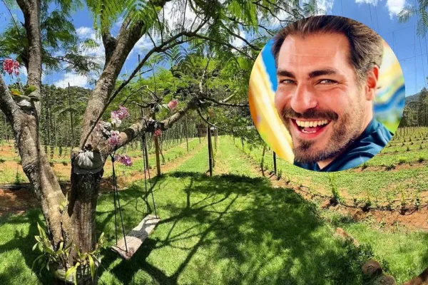 Thiago Lacerda, de Terra Nostra, trocou holofotes por vida no campo