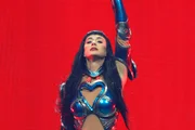 Katy Perry durante a turnê Lifetimes