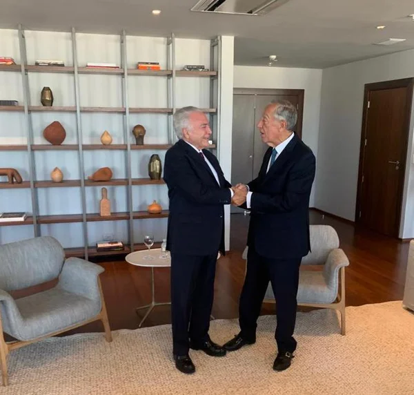 Depois de Lula, presidente de Portugal se encontra com Michel Temer