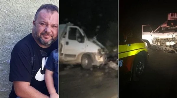 Motorista do furgão voltava para casa após um dia de trabalho