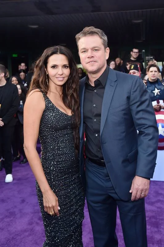 Luciana Barroso e Matt Damon Luciana Barroso e Matt Damon