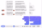 Homem chegou a ameaçar Joice em mensagem 