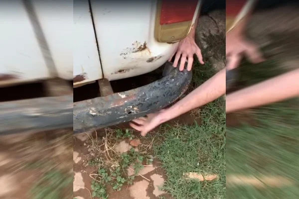 Traficante que escondia cocaína em para-choque de kombi é preso