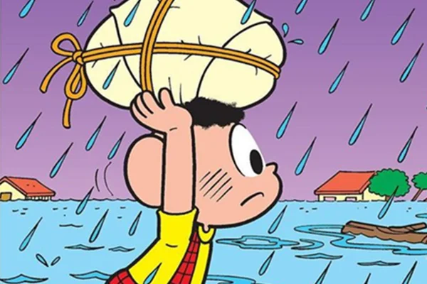 Imagem colorida do personagem Cascão, da Turma da Mônica - Metrópoles