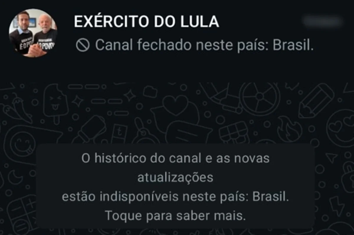 Presidente do TSE havia suspendido o canal Presidente do TSE havia suspendido o canal