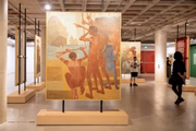 Além das telas de Portinari, a exposição reúne 55 obras de 14 artistas modernistas, como Di Cavalcanti e Volpi
