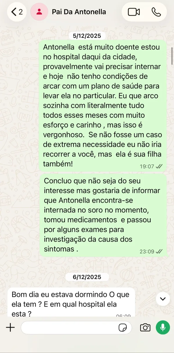 Mãe da filha caçula de Jajá expõe falta de apoio durante internação - destaque galeria Mãe da filha caçula de Jajá expõe falta de apoio durante internação - destaque galeria