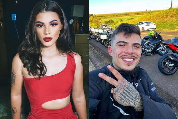 Montagem com fotos coloridas de Sophia Barclay e Thomaz Costa - Metrópoles