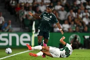Endrick na partida entre Real Madrid x Elche pelo Campeonato Espanhol Endrick na partida entre Real Madrid x Elche pelo Campeonato Espanhol