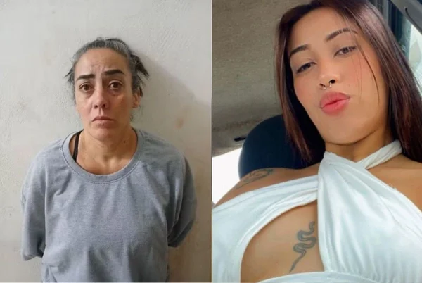 Imagem mostra montagem de Sandra Regina Batista (à esquerda) e Poliane Victoria Fernandes (à direita)