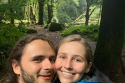 Prince Jackson e Molly posam na natureza