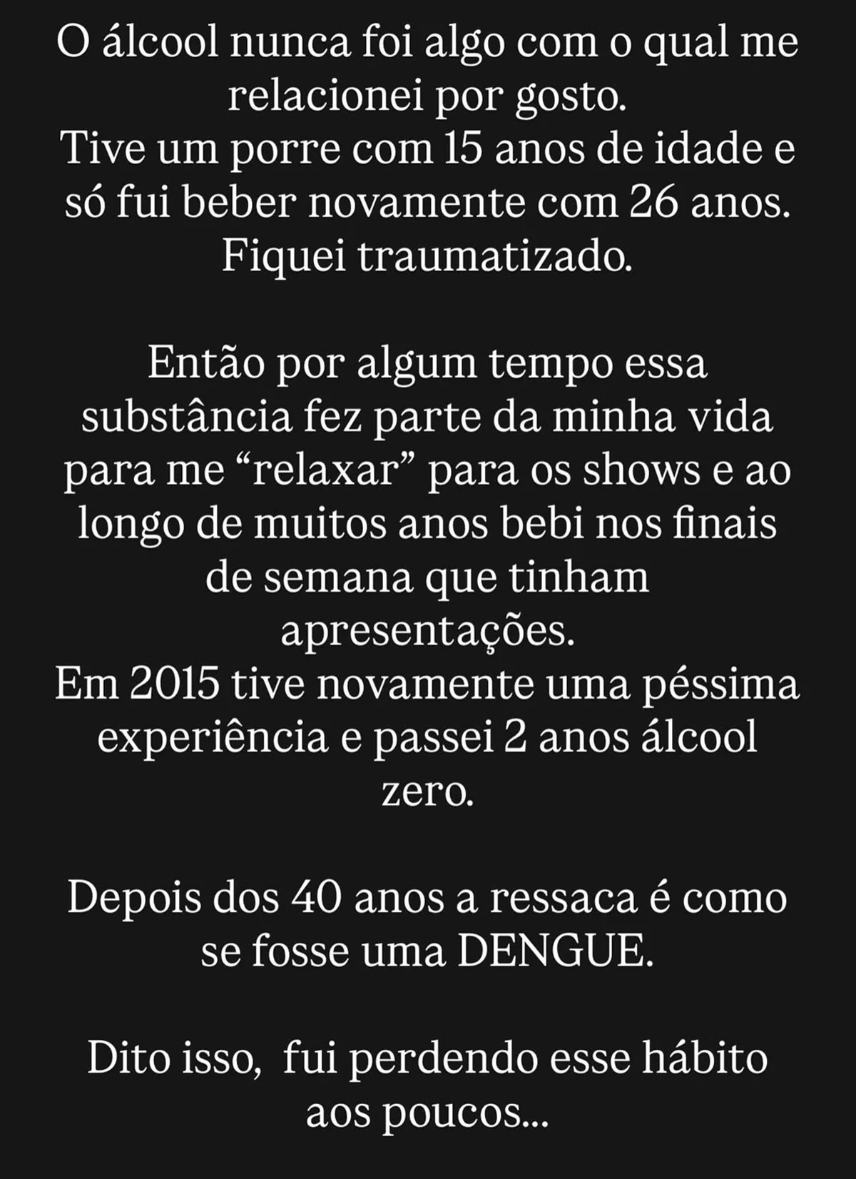 Tico Santta Cruz usou as redes sociais para desabafar Tico Santta Cruz usou as redes sociais para desabafar