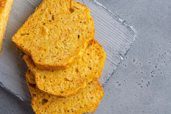 pão de cenoura no liquidificador