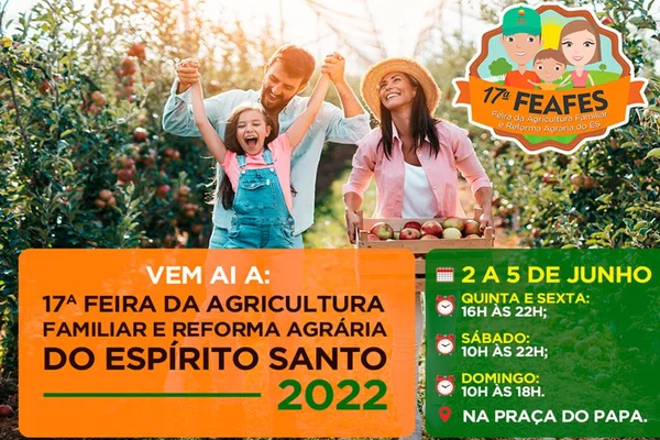 Feira de agricultura familiar em Vitória