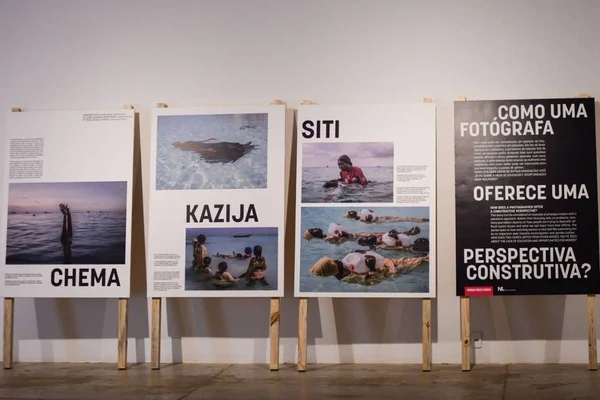 Foto colorida da exposição Resiliência – Histórias de Mulheres que Inspiram Mudanças - Metrópoles
