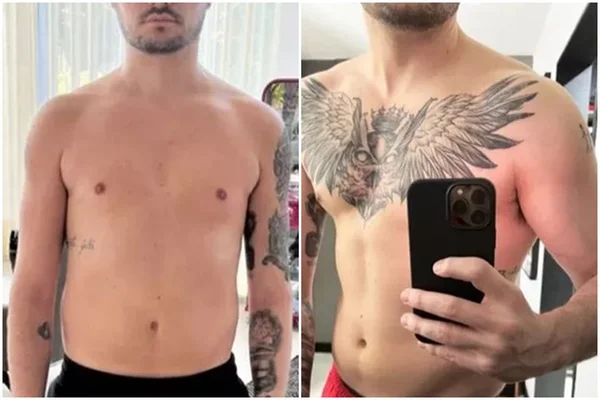 Felipe Neto mostra evolução do corpo após iniciar vida fitness