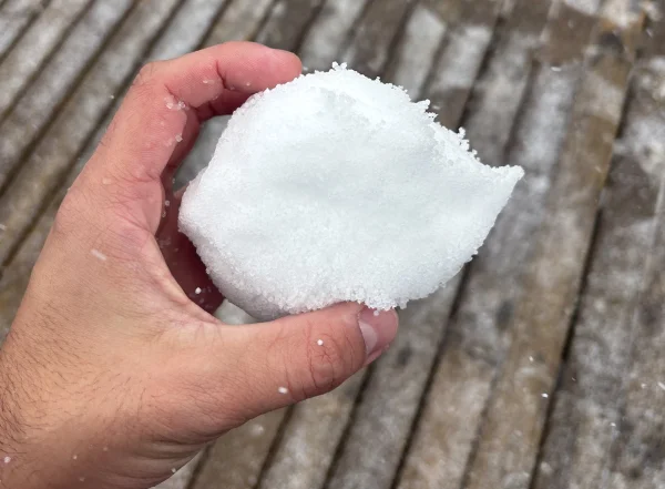 Neve é registrada em município do Rio Grande do Sul