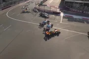 Colapinto tirou Norris e Gasly do GP do Azerbaijão. Colapinto tirou Norris e Gasly do GP do Azerbaijão.
